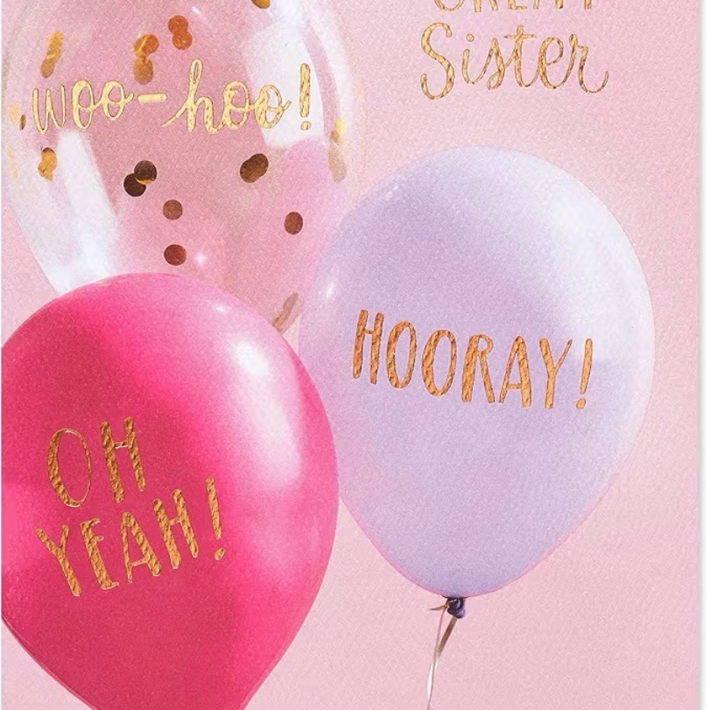American Greetings Birthday Card for Sister (Hooray!) - Picture 7 of 7
